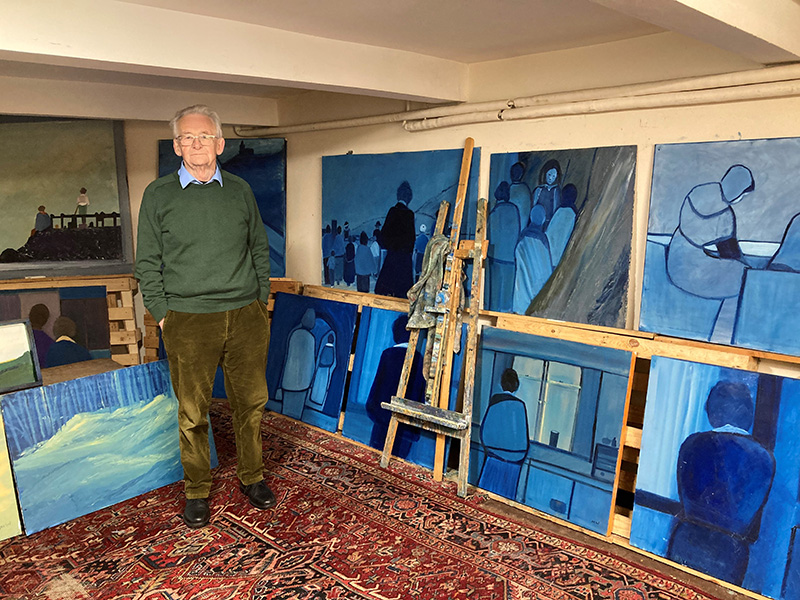 Author Martin Waddell's artwork collection