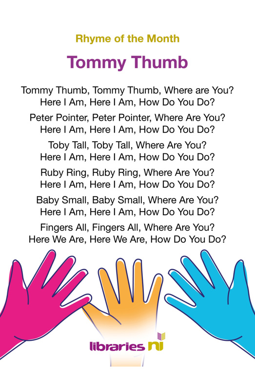 Tommy Thumb rhyme