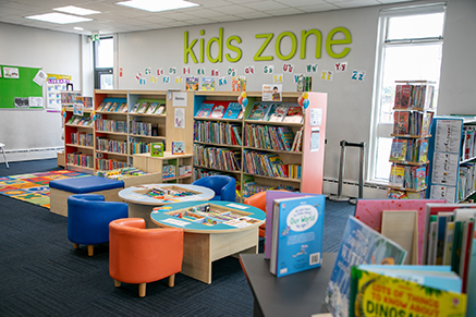 Ballynahinch Library interior