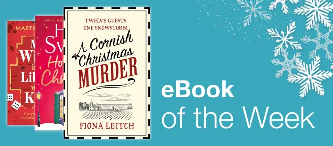 Small banner showing the e-Book of the Week which is A Cornish Christmas Murder by Fiona Leitch