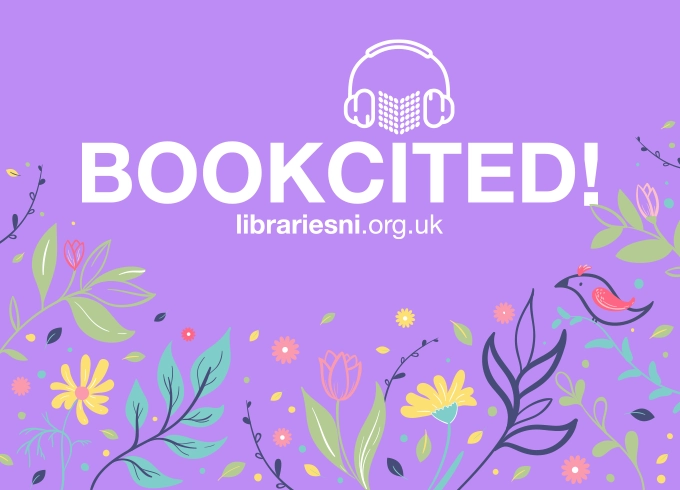 Feature tile for Libraries NI's Bookcited podcast in 2026