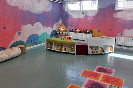 Rathcoole Library Interior - children's section
