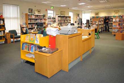 Strathfoyle Library interior