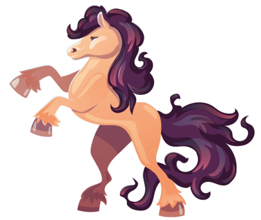 A picture of a horse