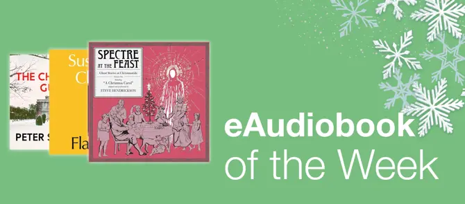 Small banner showing the e-Audiobook of the Week which is Spectre at the feast