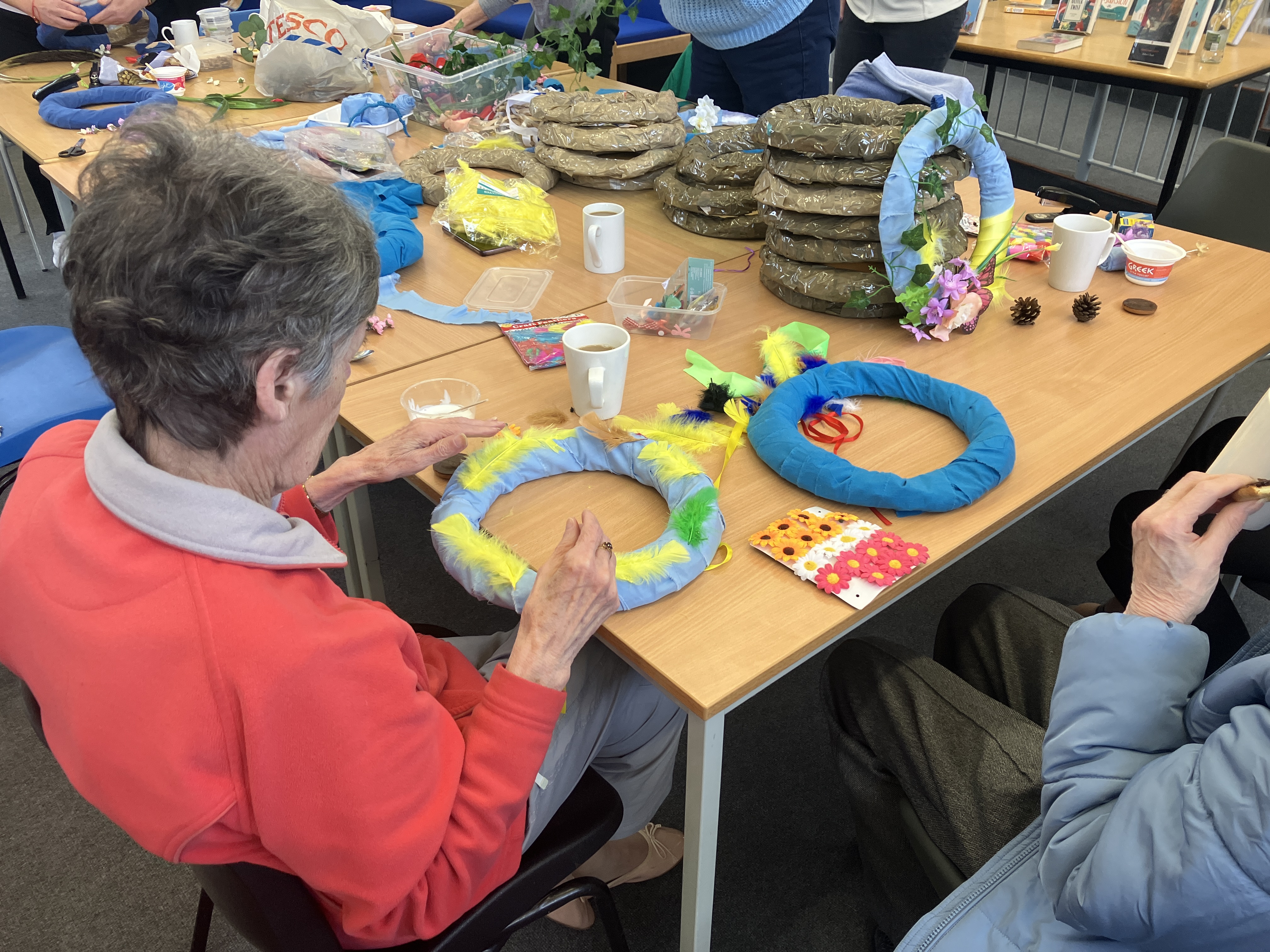 Attendees a caring for dementia group event