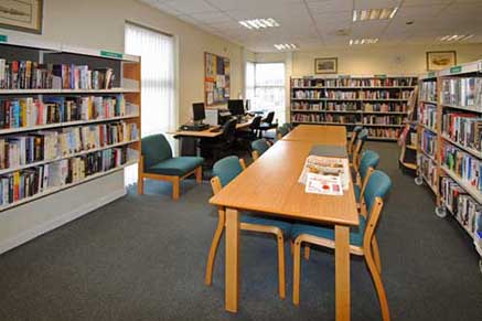 Strathfoyle Library interior