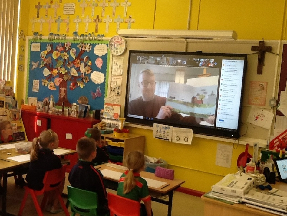 author and illustrator Clive McFarland presents an online interactive drawing and story session