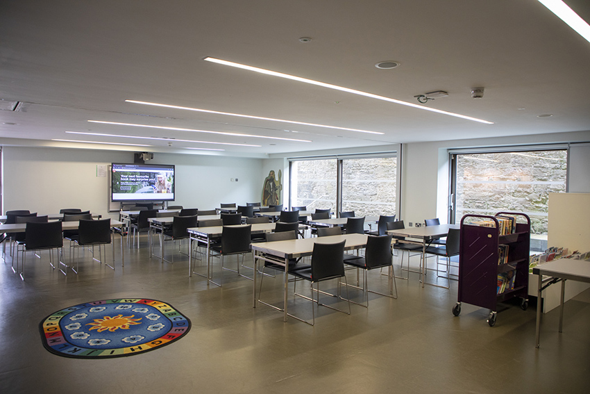 Study room inside Ranfurly House