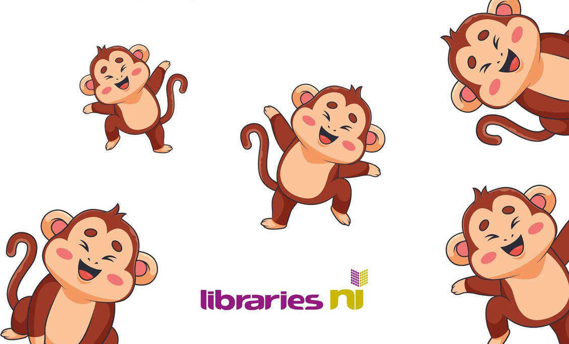 A Picture of Five Little Monkeys