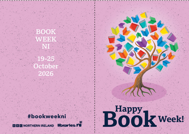 Happy Book Week Pink Card