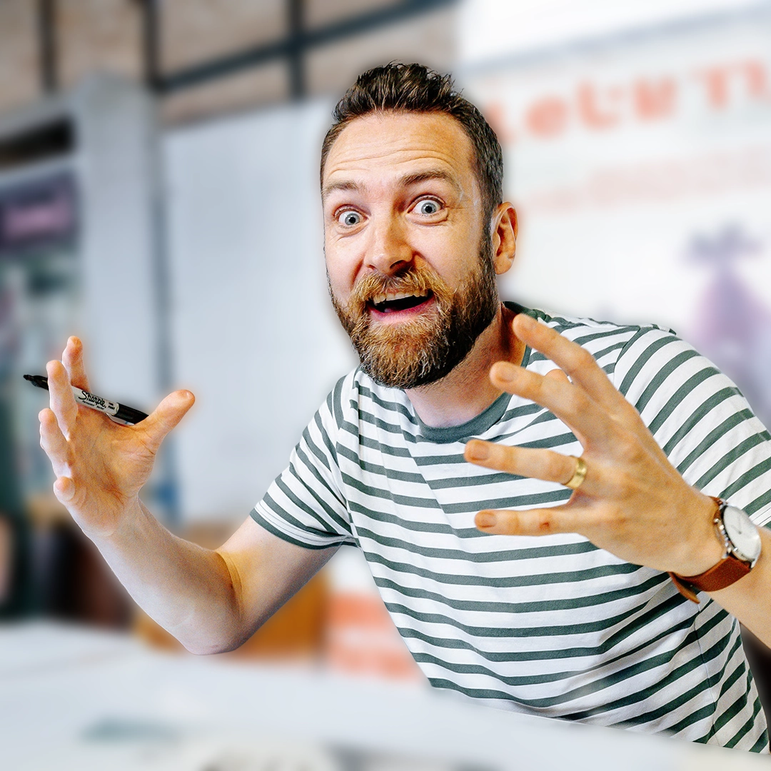 Photo of author and illustrator, Paddy Donnelly