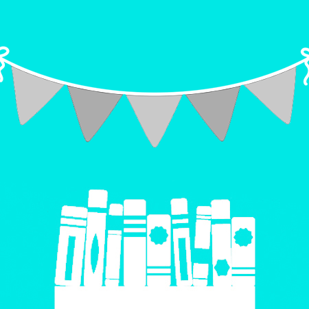 Bunting and books