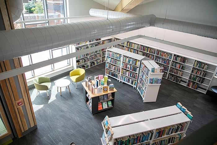Ballymoney Library interior