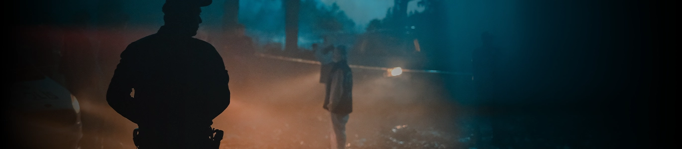 A picture of a crime scene