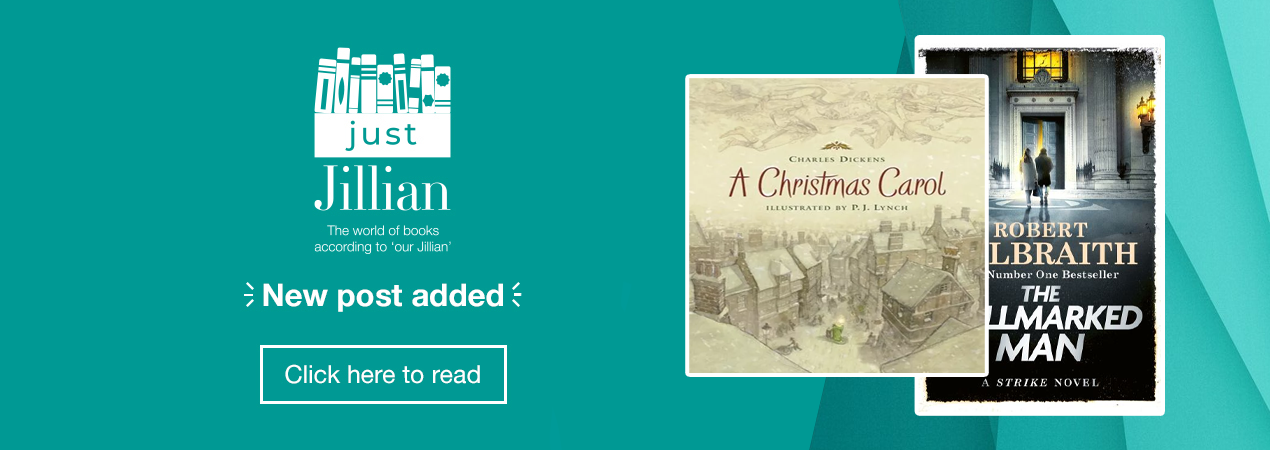 Home page banner link to Just Jillian blog post 16/12/2025 about Christmas reading