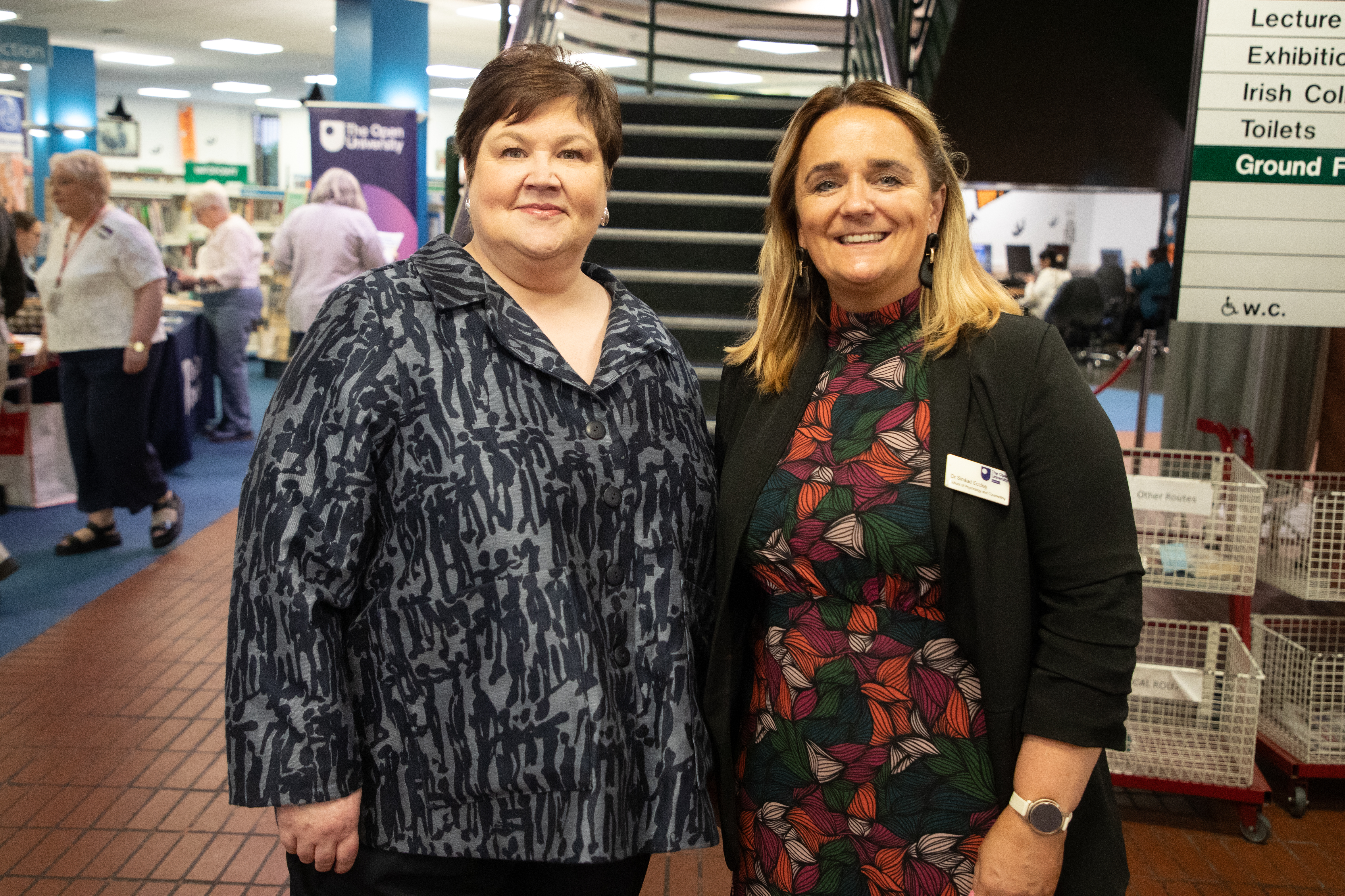 Photo, left to right: Evelyn Hoy and Dr Sinéad Eccles