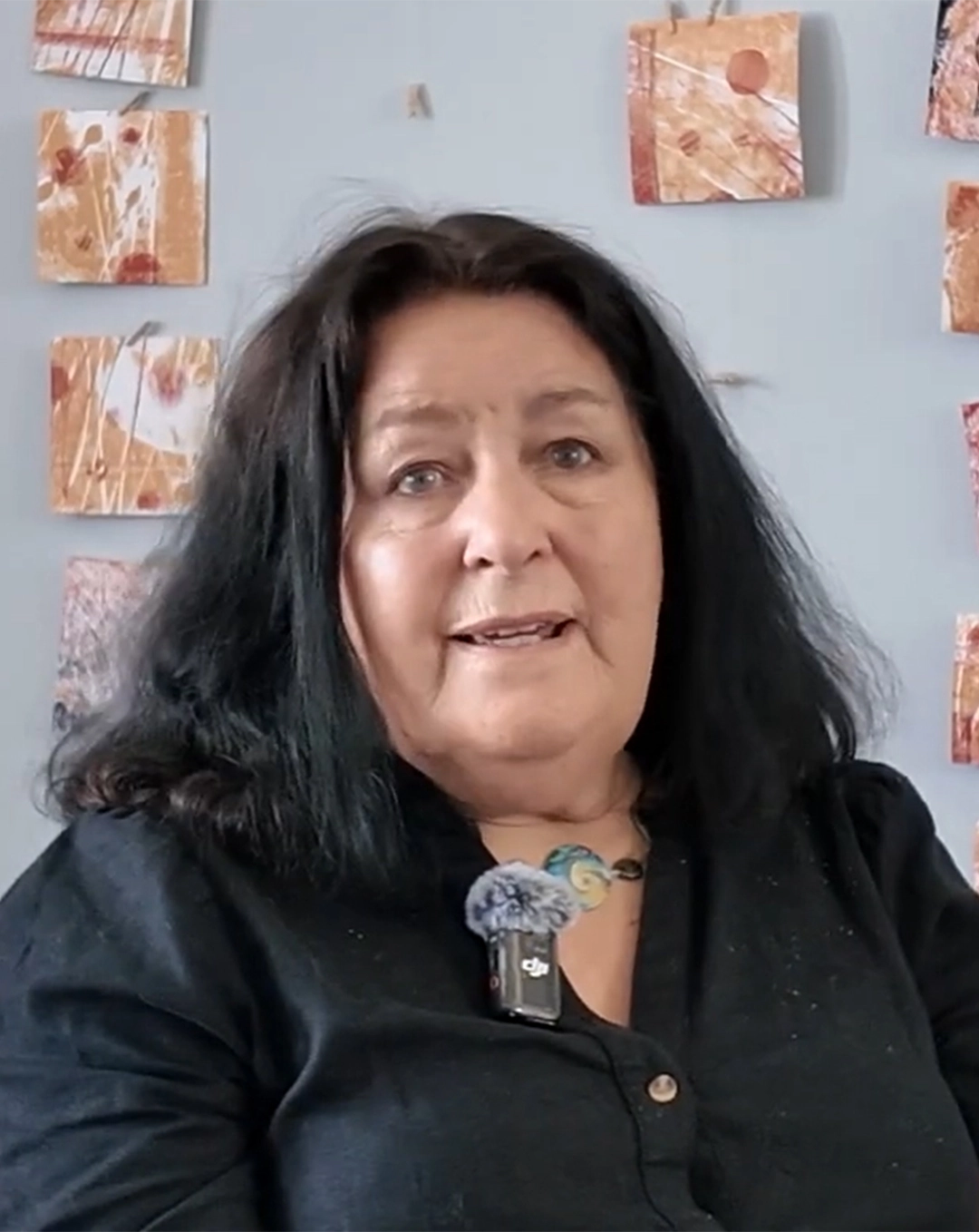 A photo of artist Margaret Woods Moore