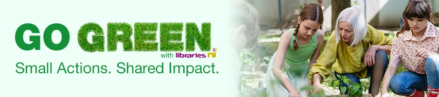 Go Green 2026 with Libraries NI. Small actions. Shared impact.