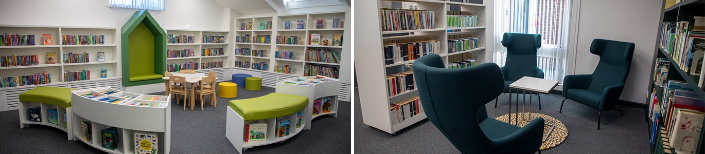 Photos of Ballycastle Library's interior