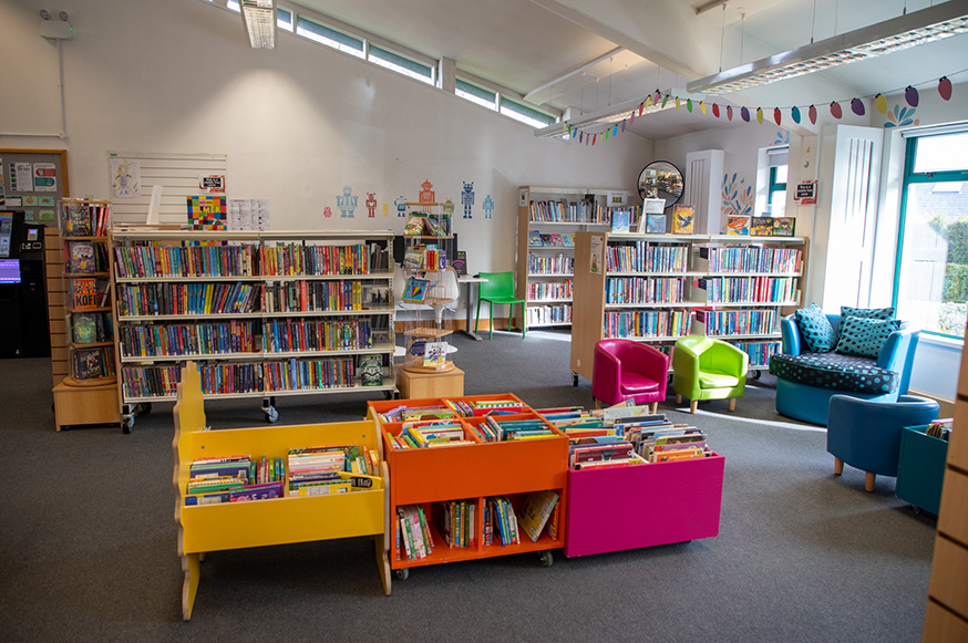 Cregagh Library Interior - children's books area