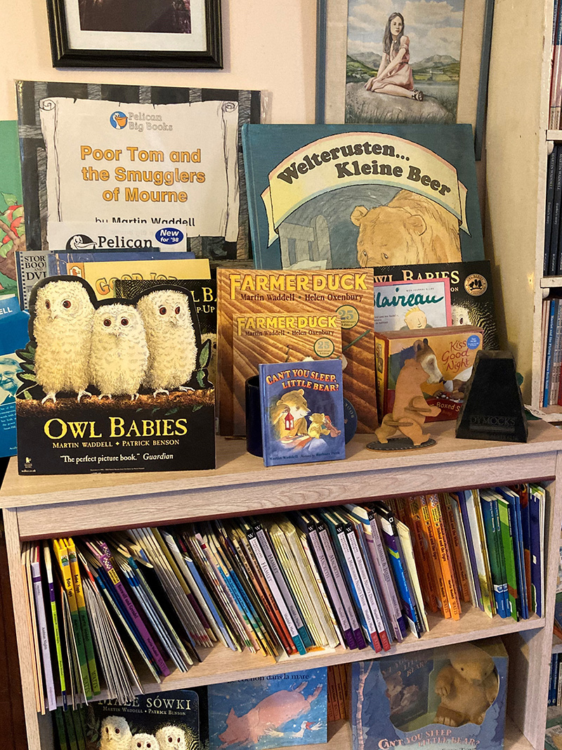 A collection of books written by Martin Waddell