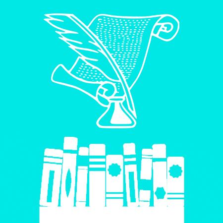 A scroll, a quill and ink